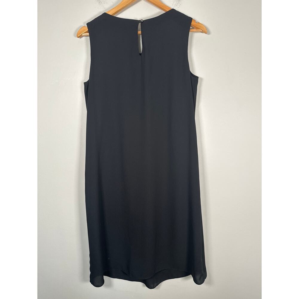 Joseph Ribkoff Beaded Collar Black Shift Dress Womens Size 6 - Picture 6 of 11